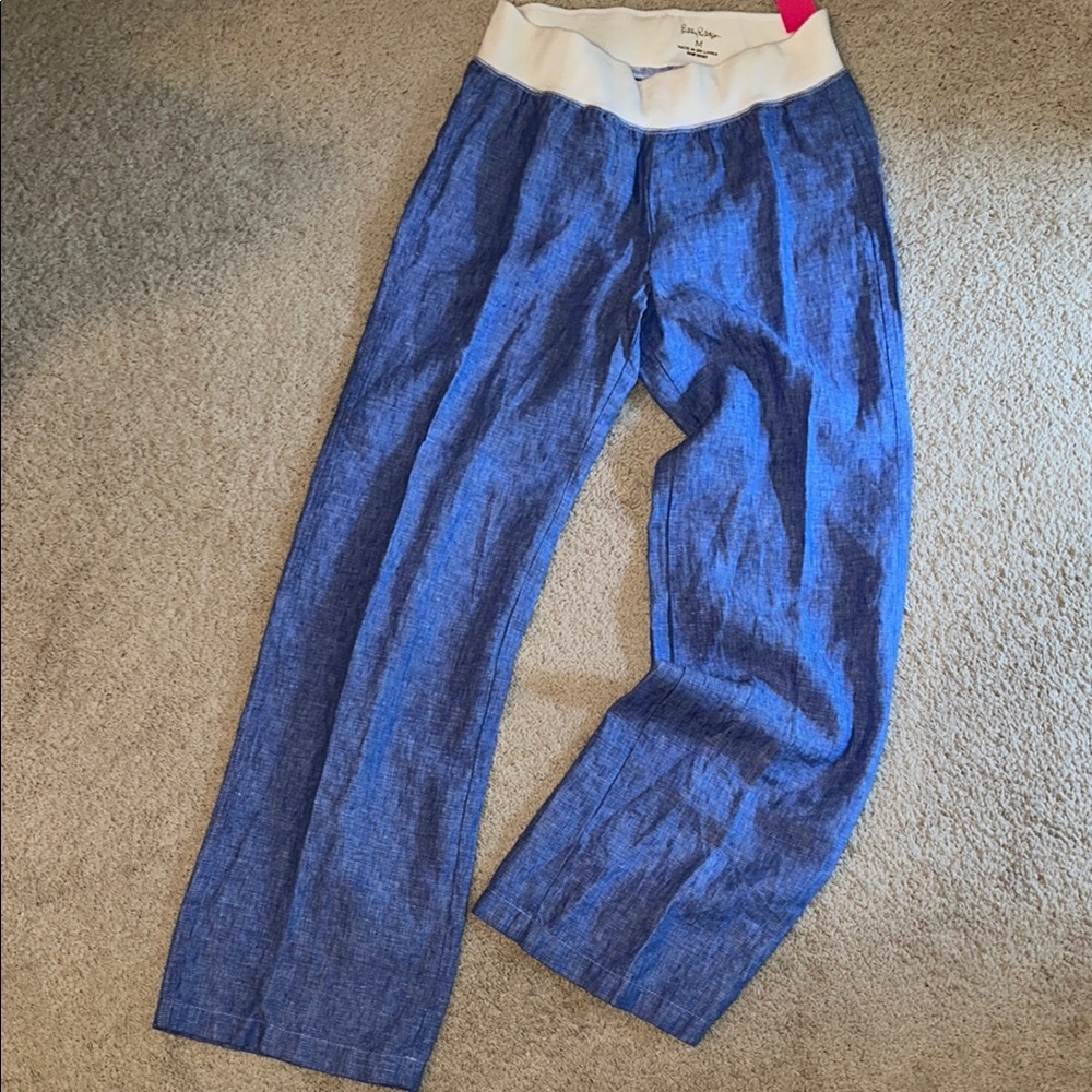 NWT Lilly Pulitzer Beach Palazzo Pant SZ M